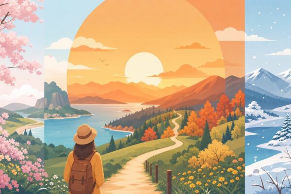 국내 여행지 월별 추천 – 계절마다 다른 풍경을 찾아 떠나는 여행 계획 가이드