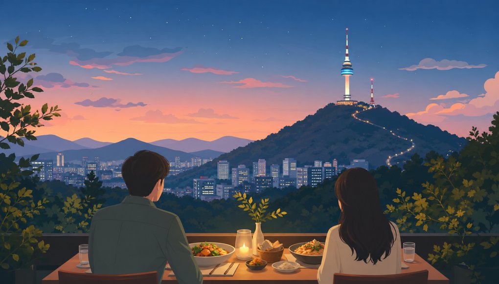 남산타워 야경과 함께 저녁 식사 계획 세우기 – 명동·남산 일대 음식점 탐색 가이드