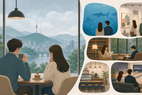 서울 비 오는 날 실내 데이트, 어디로 갈까 — 장소 유형별 가이드
