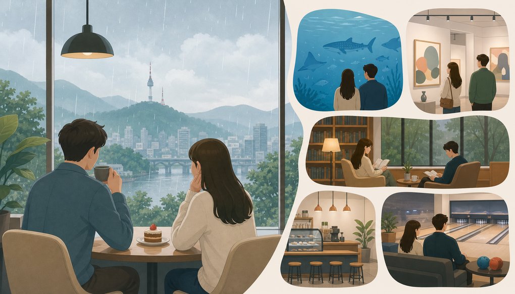 서울 비 오는 날 실내 데이트, 어디로 갈까 — 장소 유형별 가이드
