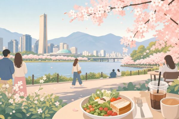 여의도 벚꽃 시즌, 주변에서 밥과 커피는 어떻게 해결할까 - 동선과 선택 기준 정리