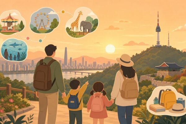 서울 3박 4일 가족여행 일정 짜기 – 아이 연령대별 동선과 준비 팁