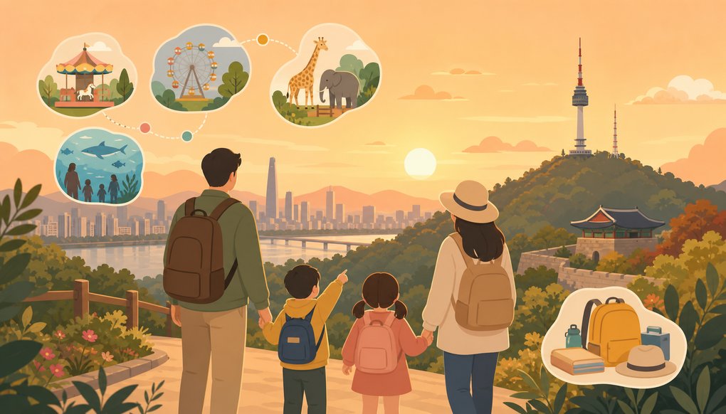 서울 3박 4일 가족여행 일정 짜기 – 아이 연령대별 동선과 준비 팁