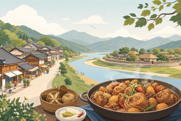 안동 찜닭골목 방문 전 알아두면 좋은 것들 – 하회마을과 함께 즐기는 안동 먹거리 가이드