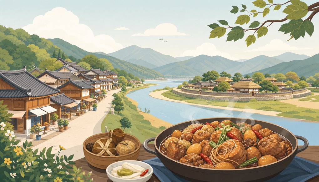 안동 찜닭골목 방문 전 알아두면 좋은 것들 – 하회마을과 함께 즐기는 안동 먹거리 가이드
