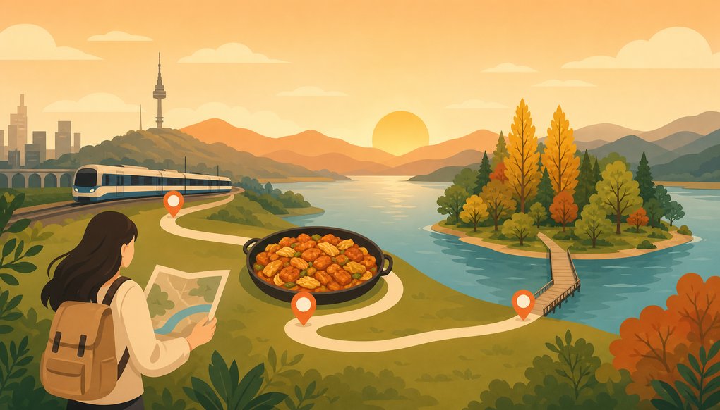 춘천 닭갈비와 남이섬, 당일치기 여행 동선 짜는 법 — 서울 출발 기준 가이드