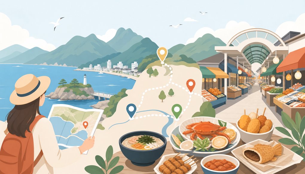 속초 중앙시장 먹거리 당일치기 여행 계획 세우기 - 동선과 먹거리 종류 가이드