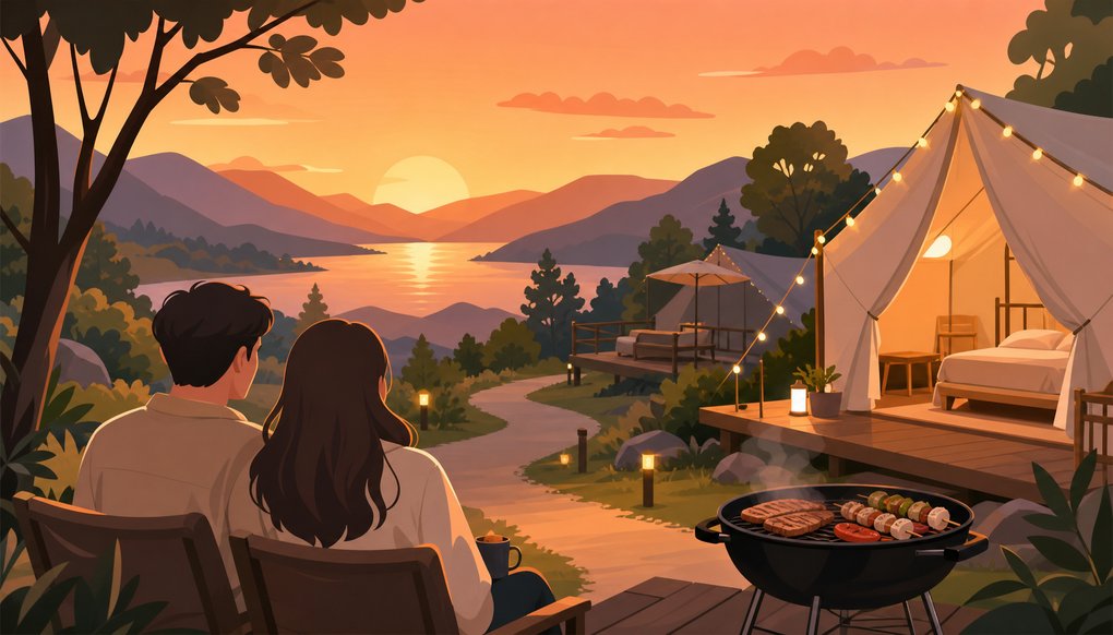 가평 글램핑 커플 숙소 고를 때 알아두면 좋은 것들 – 바베큐 포함 여부와 가격대 비교 기준