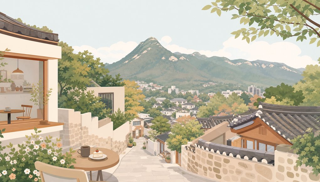 서울 서촌 감성카페 산책코스, 반나절 여행 동선 짜는 법