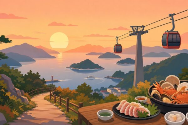 통영 케이블카 근처 해산물 식사, 당일치기 여행 전 알아두면 좋은 것들