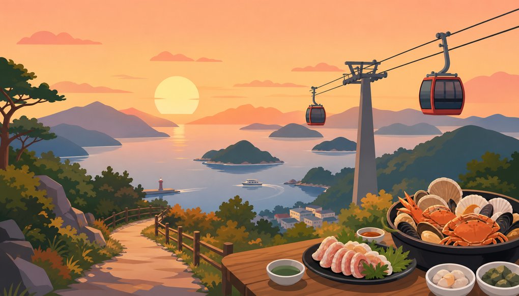통영 케이블카 근처 해산물 식사, 당일치기 여행 전 알아두면 좋은 것들